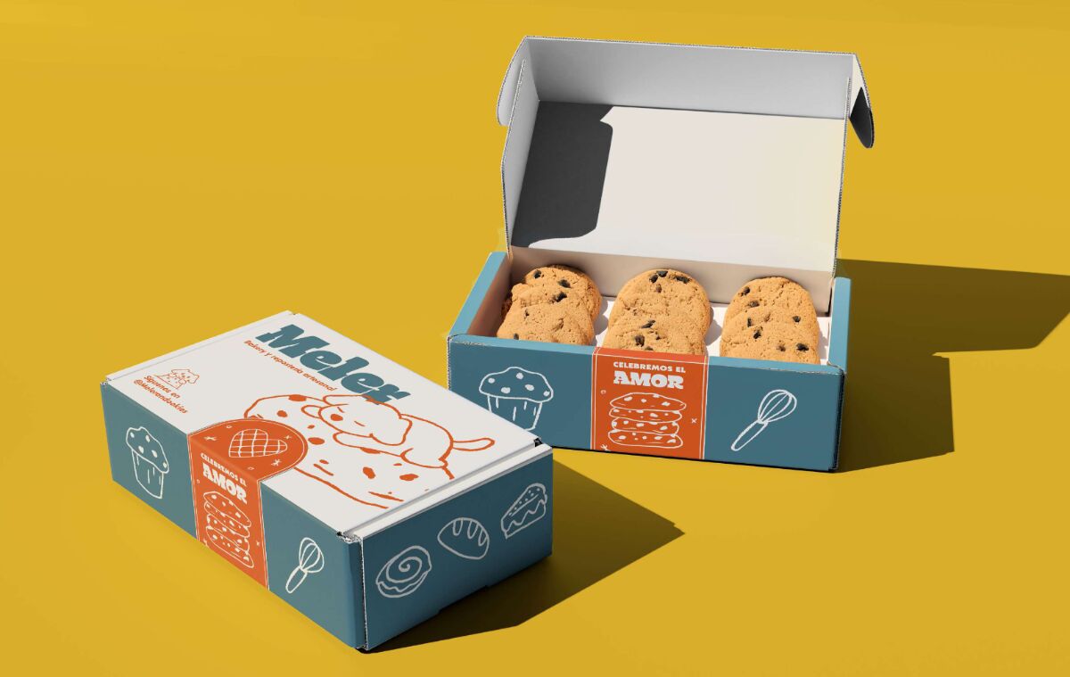 Caja de galletas Meler para regalo